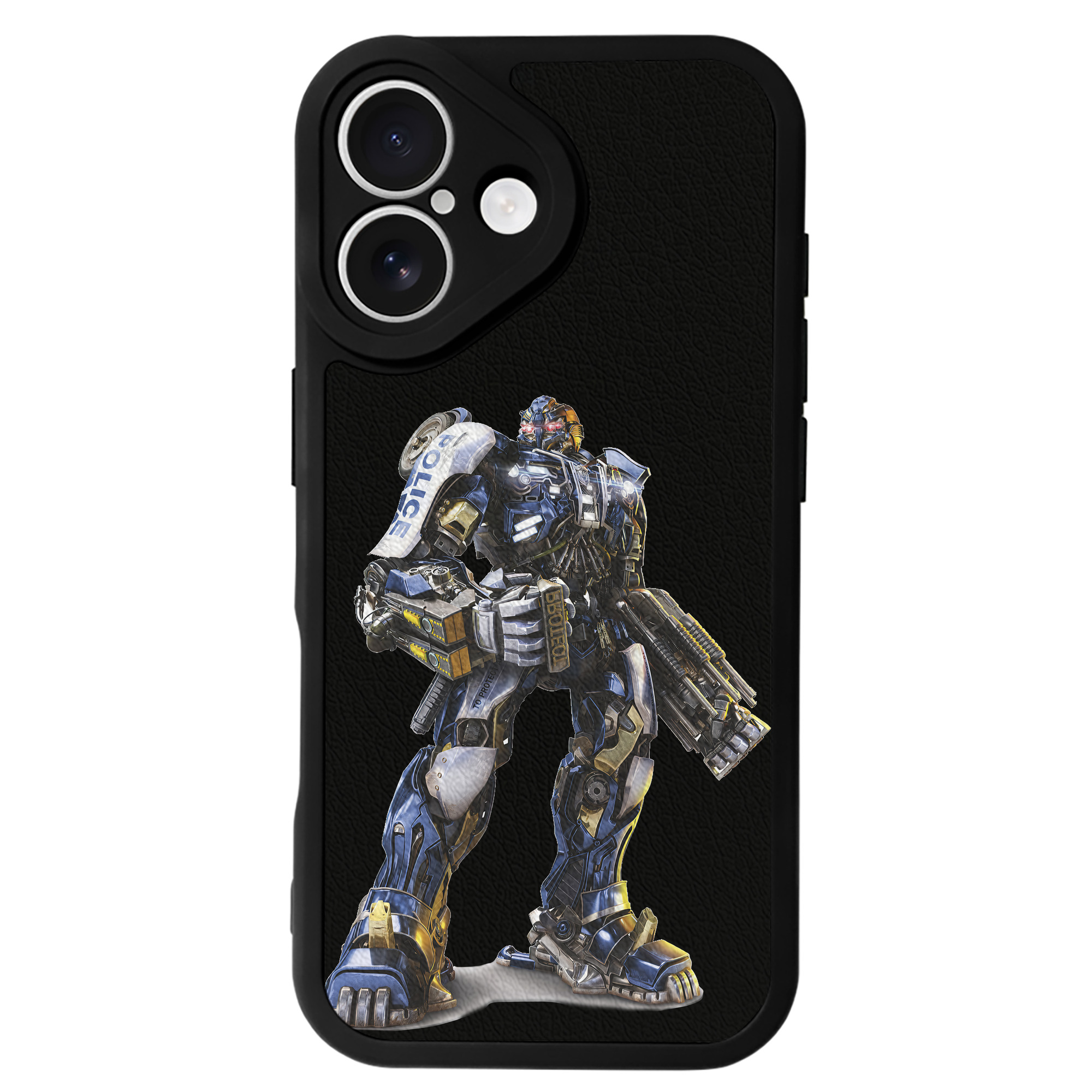 （画像用） Transformers トランスフォーマー 【iPhone 16シリーズ対応】シリコンスマホケース（レザー調） 材質：シリコン